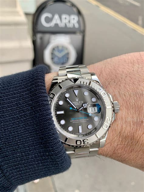 rolex yachtmaster 40mm steel and platinum|rolex yacht master 40mm price.